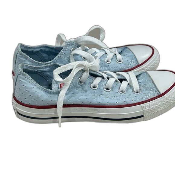 Converse Sneakers Women’s Size 5 Fountain Blue Chuck Taylor All Star Low Top - Picture 2 of 12